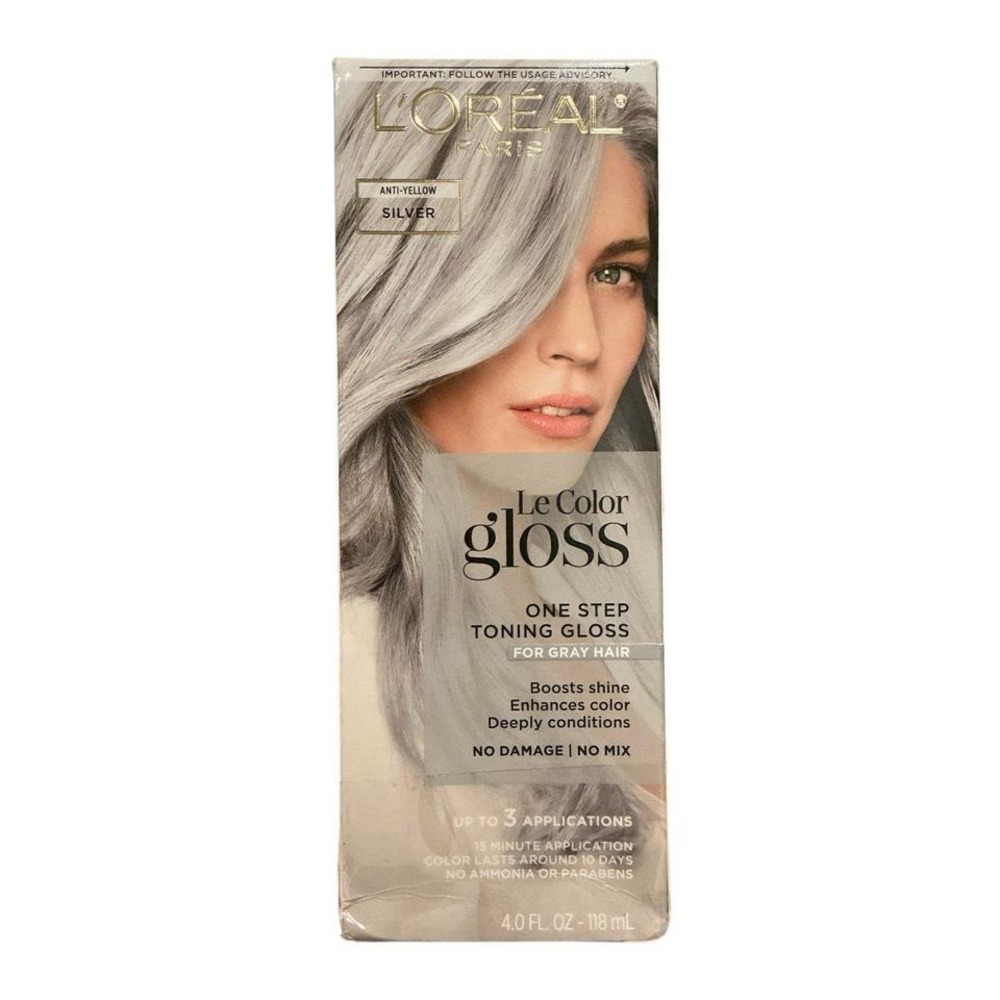 L'Oreal Paris - Le Color Gloss Silver (4 oz) - Anti-Yellow Gray‎ Hair